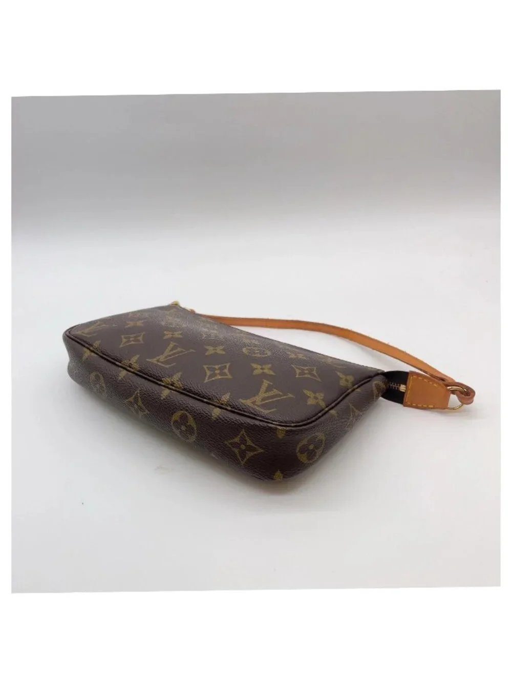 Authentic Louis Vuitton Monogram Pochette Accessoires & Cles Coin case Set 2
